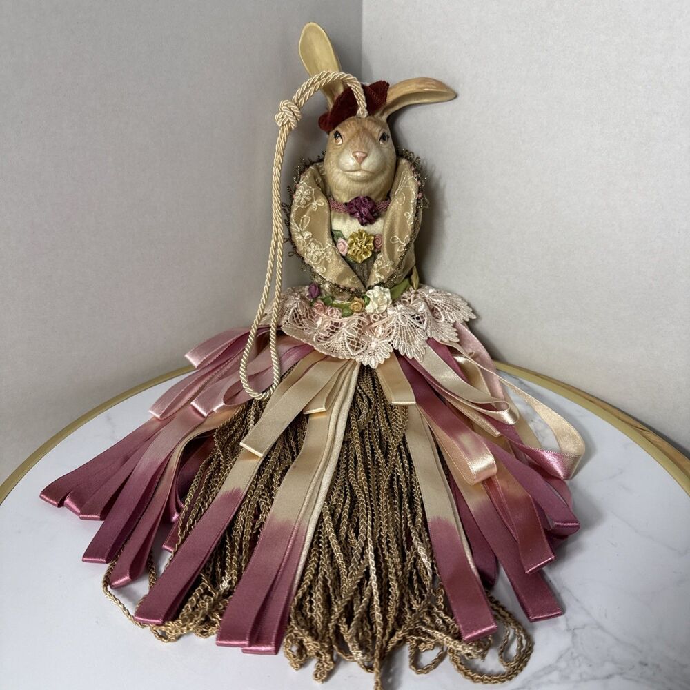Katherine’s Collection LIKE Rabbit Fairy Doll Ornament Retired Easter Handmade
